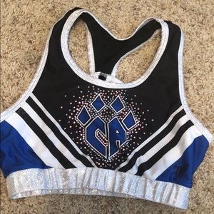 Varsity Cheer Athletics Sports Bra Youth Large